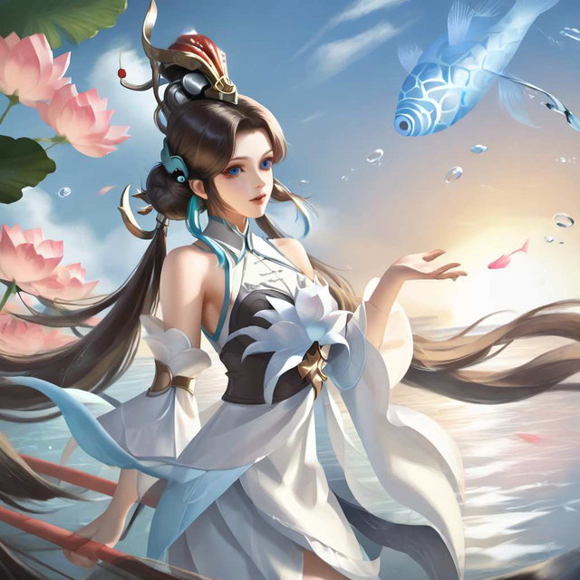 王者荣耀大乔白鹤梁神女