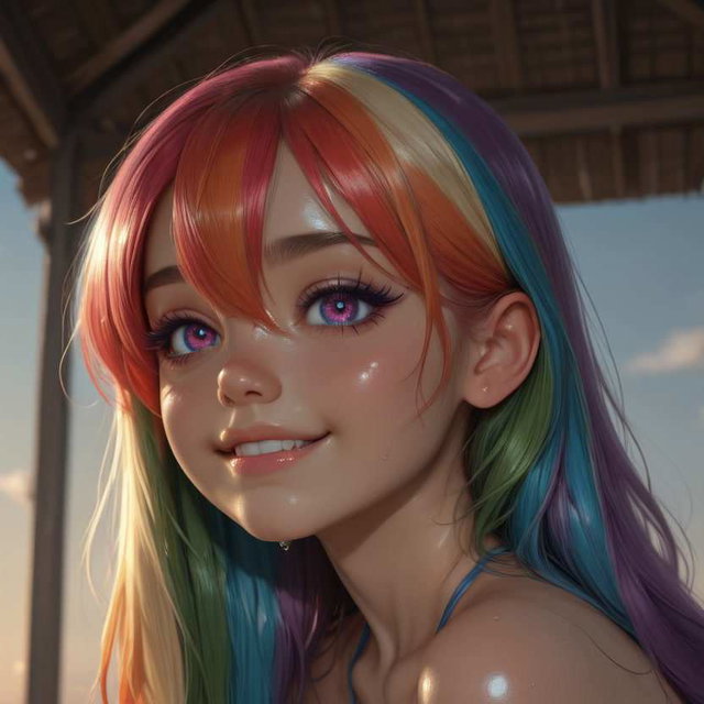 Rainbow dash - Hot Beach