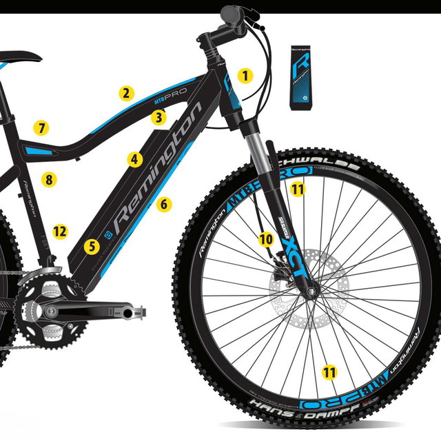 E-Mountain bike Decal & Branding Kit -  Full Vector Set  (AI/SVG)