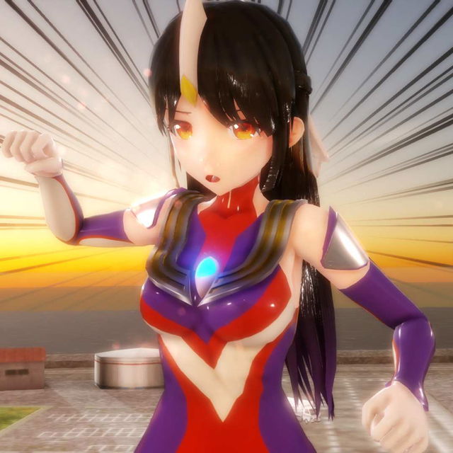 两位迪迦娘的惨败