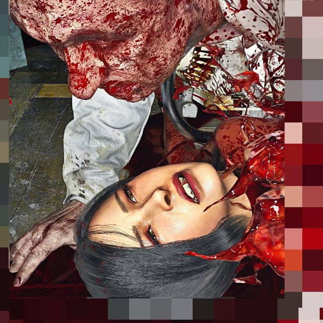 【4K完整版】经典旗袍艾达被电锯各种处决 (动态＋慢动作＋静态)