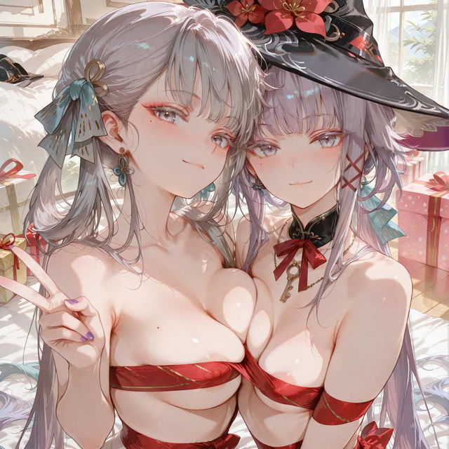 今汐Jinhsi+大黑塔The Herta NSFW (鸣潮Wuthering Waves,崩壊スターレイル/崩坏：星穹铁道)[21P]