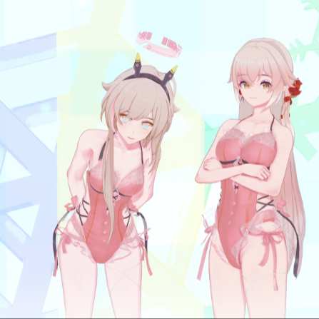 粉色泳装（服装卡）