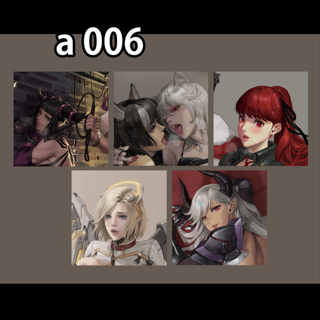 a 006 juri, original, kasumi, mercy,runa