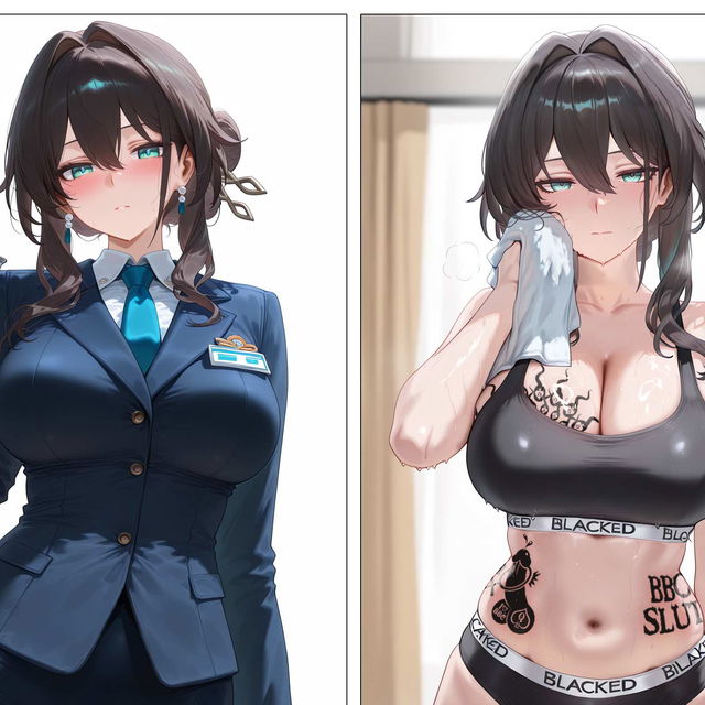 [双面人生Vol.2] 阮梅 - 白天是空姐，晚上是黑人玩物