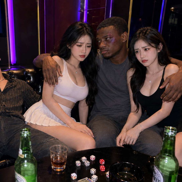 喝醉后把双胞胎处女送给黑人