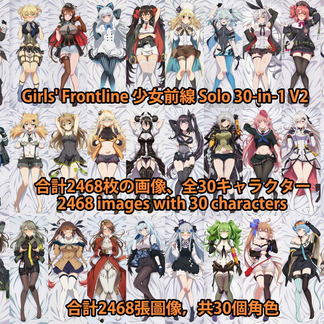 Girls' Frontline 少女前線 Solo 30-in-1 V2 画像2468枚 海外版