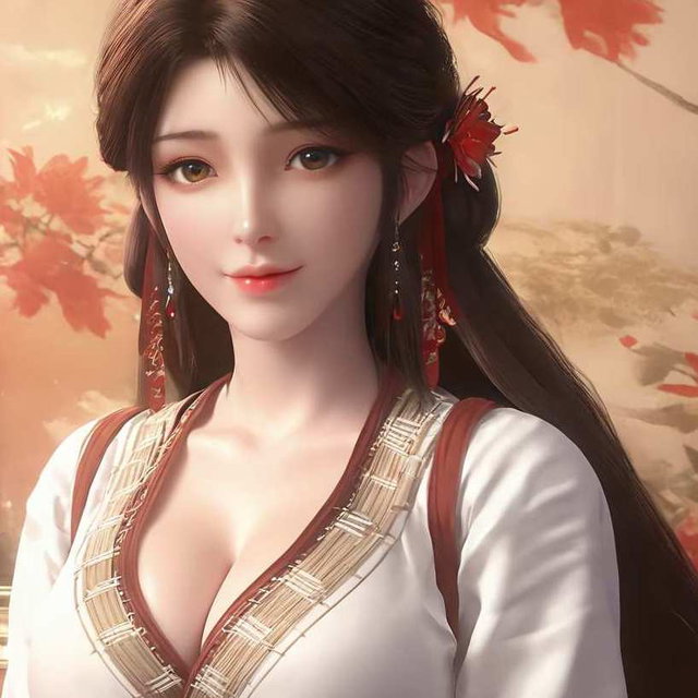 完美世界-火灵儿采桑女160p