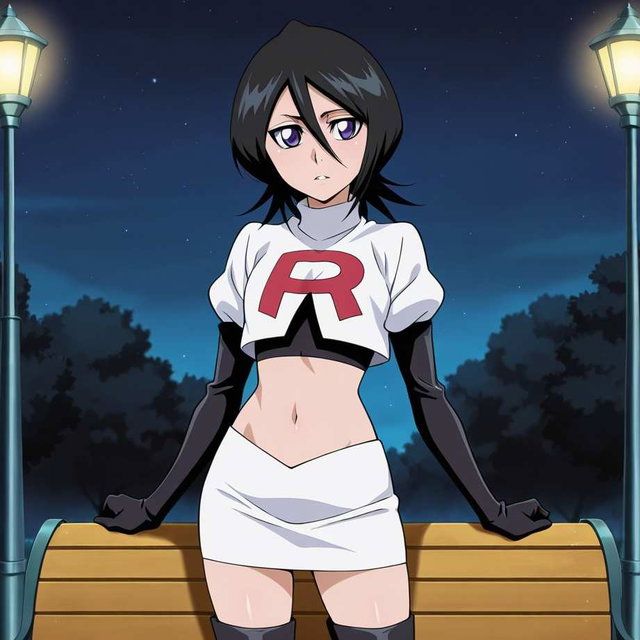 朽木ルキア ロケット団/ Kuchiki Rukia cos Team Rocket