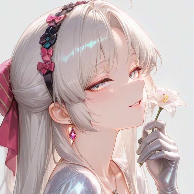 White Long hair girl