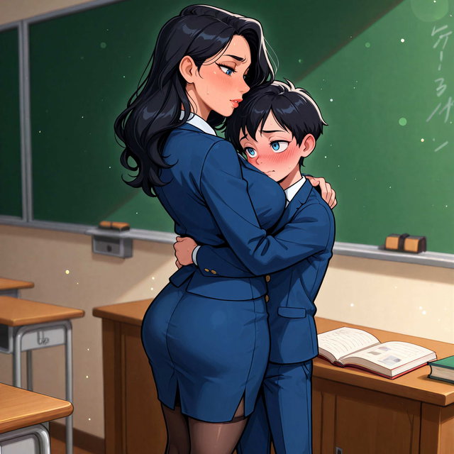 FreeUse Teacher 321 High-Res Pics (comic-style sequence)