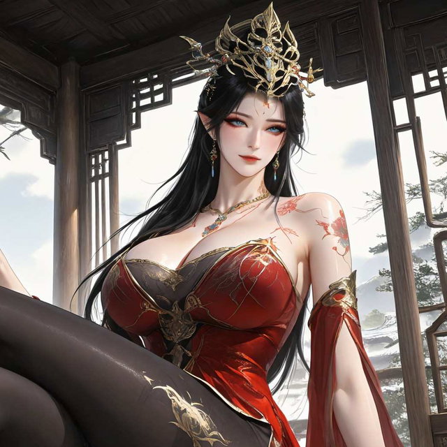 美杜莎女王水墨国风 斗破苍穹（十四）共201P