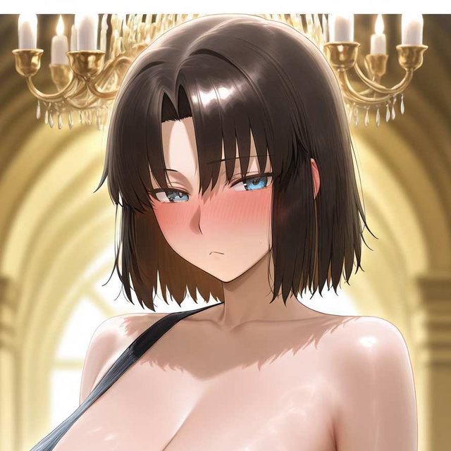 Ryougi Shiki 両儀式 Blacked on Birthday Party