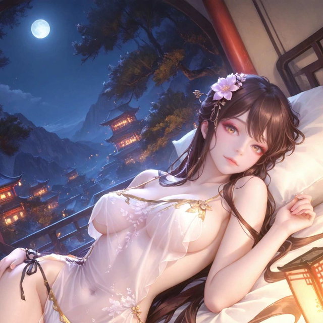 萦萦 - 精美古纱【100P】【4K】