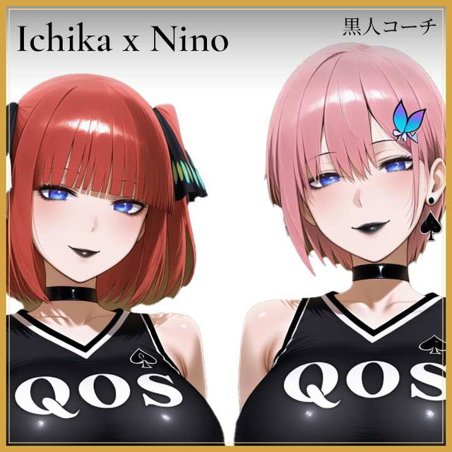 Ichika x Nino 一花x二乃 - Blacked College Life