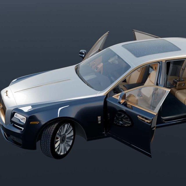高级豪华汽车模型 High-end luxury car model
