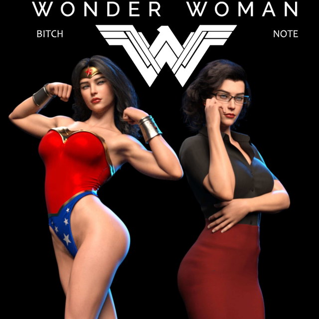 Wonder Woman-BITCH NOTE 【English 3D Comic】