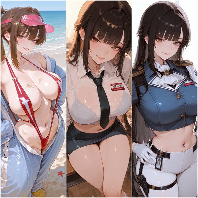 Marciana (NIKKE) - Marine Study | 3 Outfits