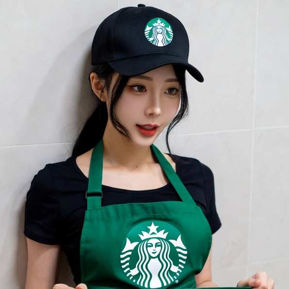 Distressed StarBucks Girl