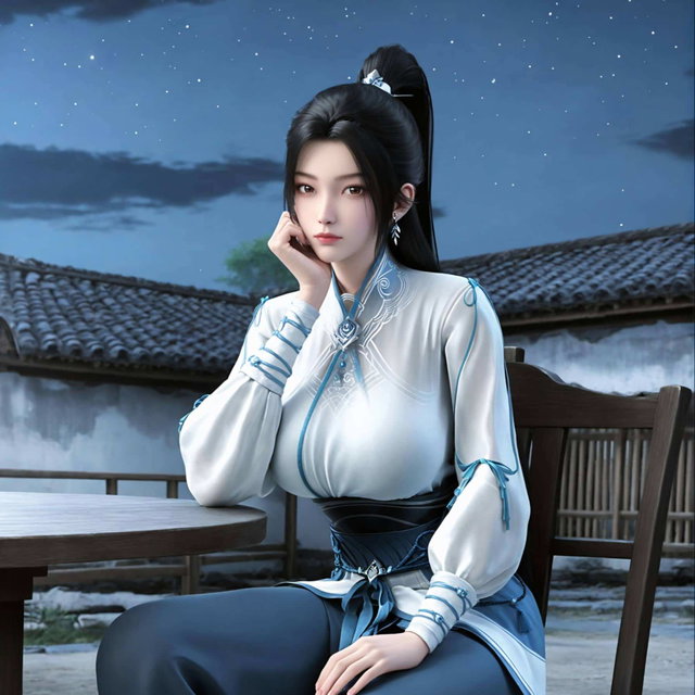 剑来-宁姚白衣