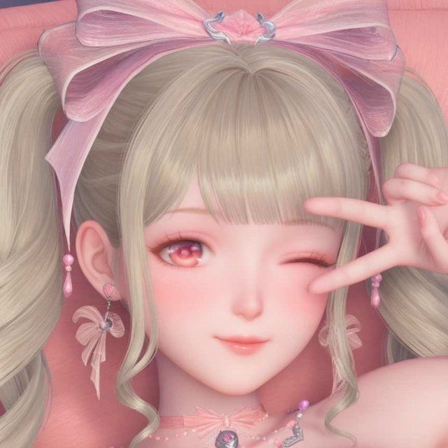 pink satin ribbon lora