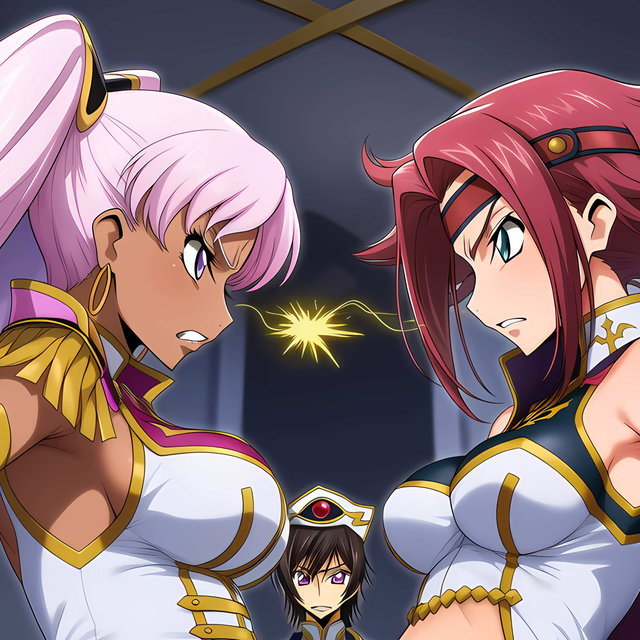 Kallen x Catherine x L.L.