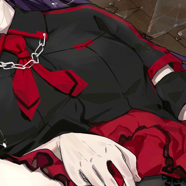 Theme Illustration: Blood-C [High School Girl with Head Pierced][21p]