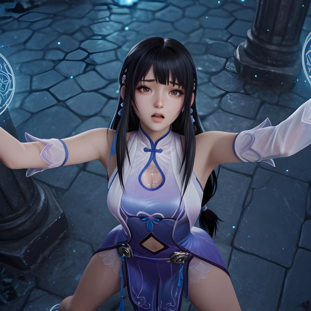 [囚] 王者荣耀世界 西施 魔法阵捆绑 无惨 - 325张