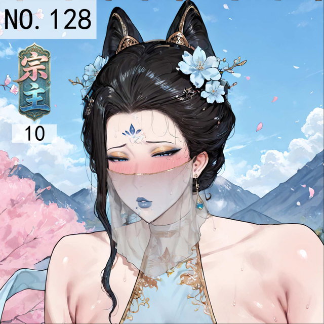 ⭐128宗主10(蓝裙)-155P-4k-solo