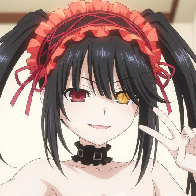 時崎狂三1 - 125P high twintails and low twintails