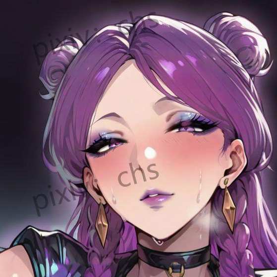（指定)英雄联盟-kda卡莎特殊画风二期肉丝166p