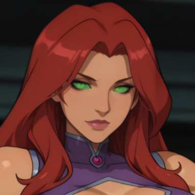 DC女英雄星火111页图集 Starfire from DC Comics 111p