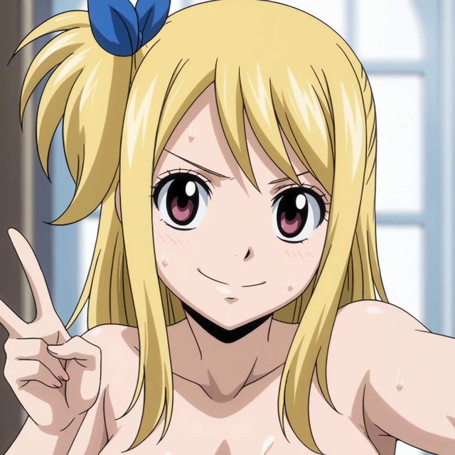 ルーシィ・ハートフィリア1 - 156P side ponytail and low twintails
