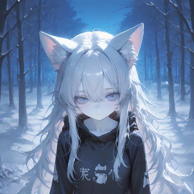 Silver Wolf Girl -Teto-