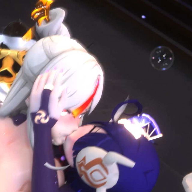 [Skill Battle]悪堕ちの對決！Shogun_Ningguang外援編 Hilichurls VS 雷電将軍&凝光