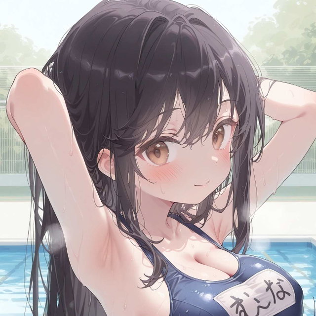 一条萤 死库水 Hotaru Ichijou school swimsuit
