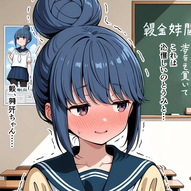 志摩 リン_school uniform_写真【163P】