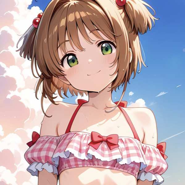 木之本桜💖水着_差分写真💖