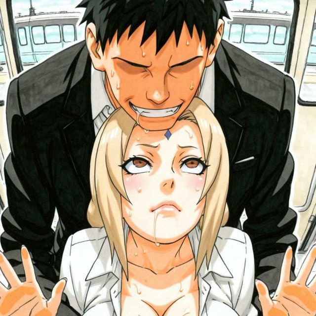 Konoha's office ladies - Train edition (Naruto)