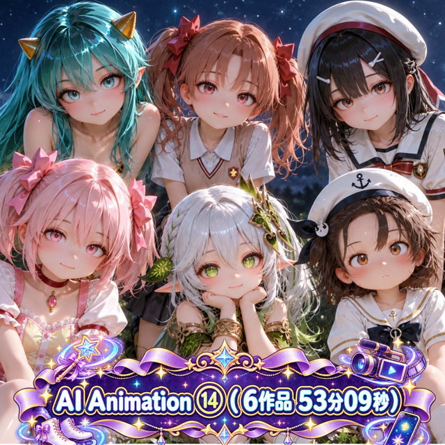 AI Animation ⑭ ( 6作品 53分09秒)