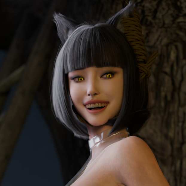 布蕾克(透明胶衣)绞刑有声版 | Blake Death (latex transparent) RWBY Voiced（3DCG）