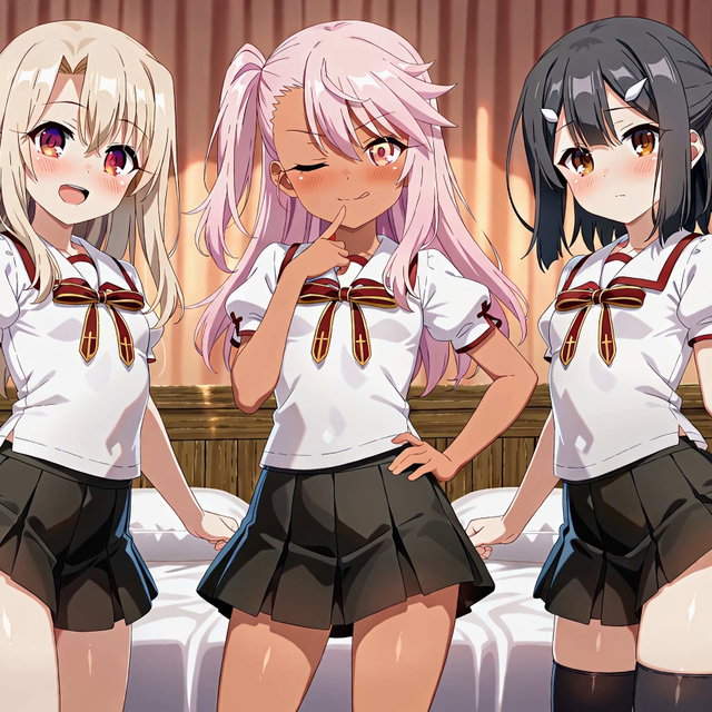 イリヤ・美遊・クロエ夏服パーティー(プリヤ)/Illya&Miyu&Chloe 259P