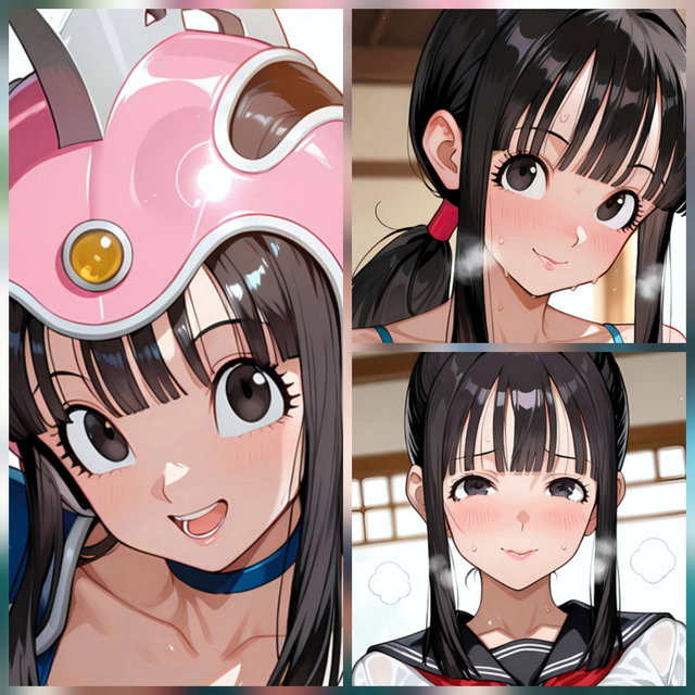 [AIイラストCG] チ〇(DB)とXXX