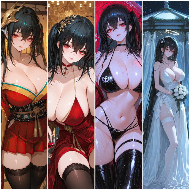 Taihou (Azur Lane) - Altar of Affection | 4 Outfits
