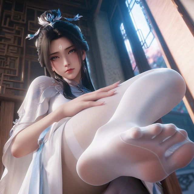 2025-11-03 陆雪琪白丝足特化豪华包  250p+18v