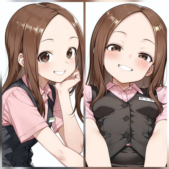 [AIイラストCG] OLの高〇さん