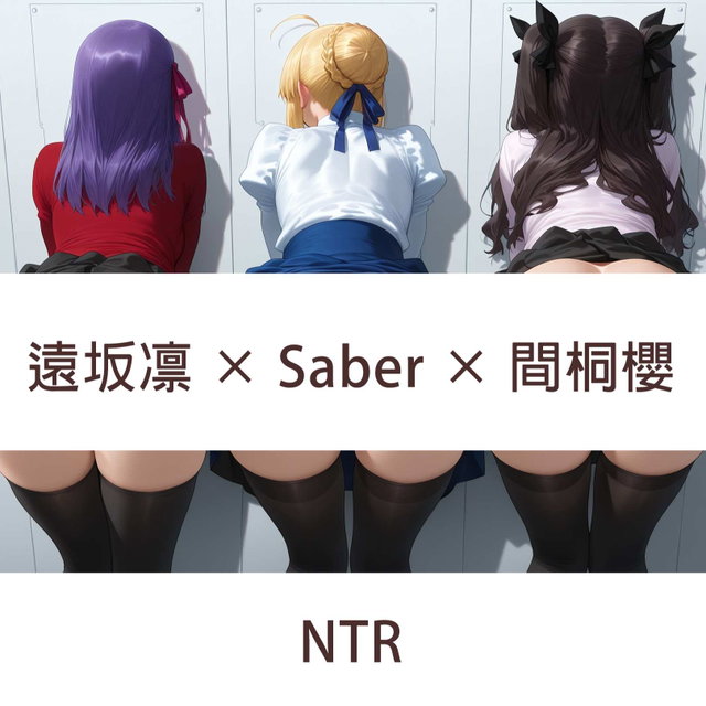 远坂凛 x Saber x 间桐樱 - 被纹身后只能一辈子当黑人的女友