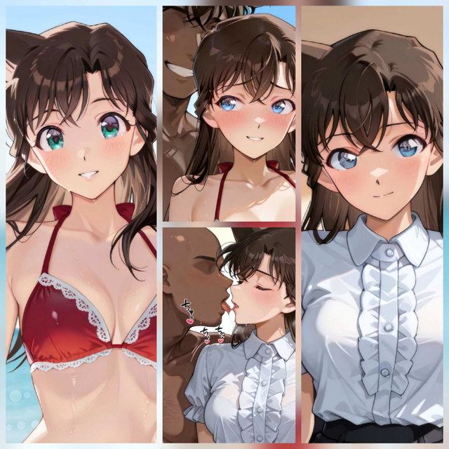[AIイラストCG] 蘭の火遊び