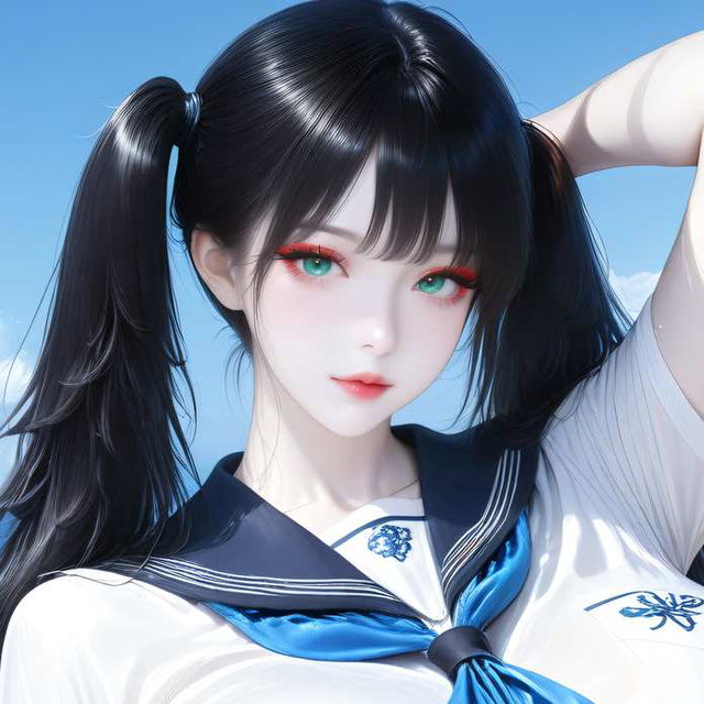【第968期】【第969期】【第983期】成熟双马尾学生妹（三期207张）