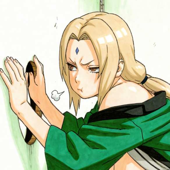Freeusing Tsunade at the gl***hole (Naruto)